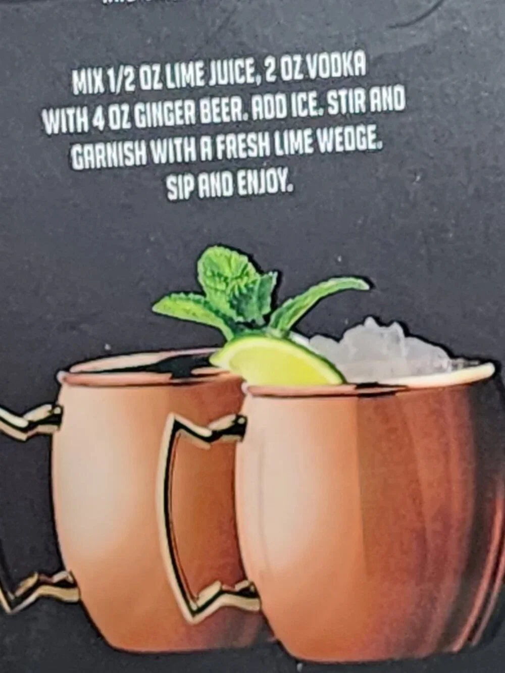 Silver One Intl. The Original Brand SS Food Safe 19oz Moscow Mule Drink Mugs 2pk